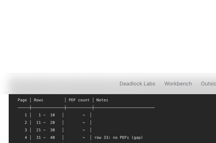 Scraping a Paginated Government PDF Archive with Python